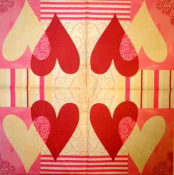 061 Heart / Hearts - 3-ply